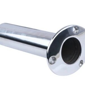 Stainless Steel Fishing Rod holder H/D gunnel 15 deg with no cap