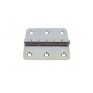 Hinge 75x66mm S/S (3X3 holes)
