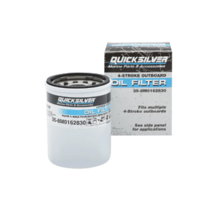 Quicksilver 8M0162830 Oil Filter for Select Mercury and Mariner 4-Stroke Outboards 25–115 HP