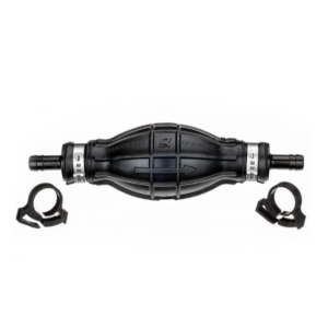 Quicksilver Primer Bulb with 2 Hose Clamps for 1/4 Inch (6mm) Fuel Lines